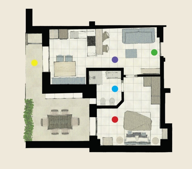 Planimetria di Luxury Apartment Boreale